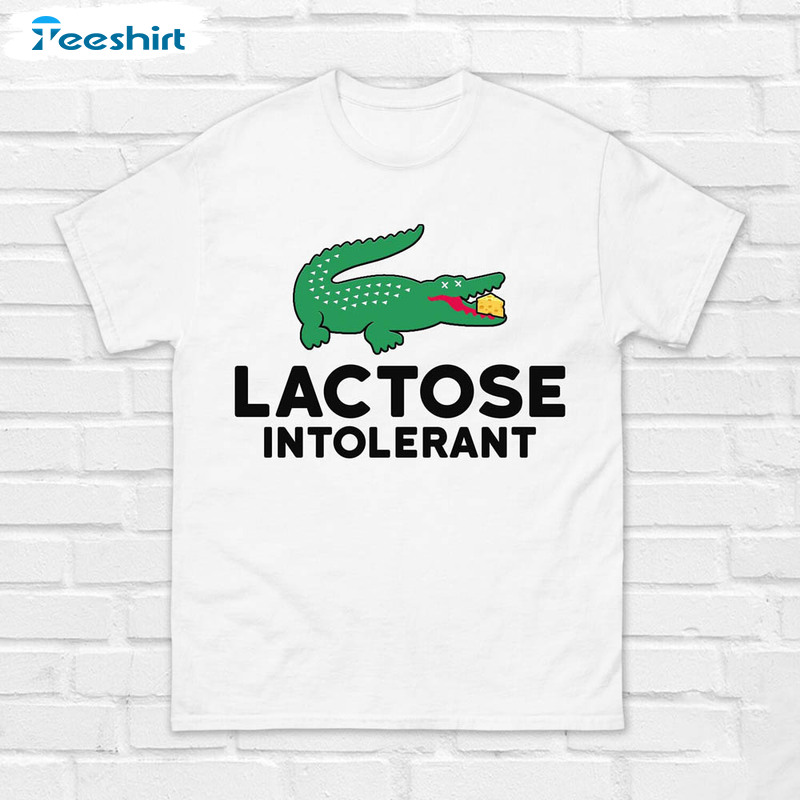 Lactose Intolerant Funny Shirt, Milk Allergy Long Sleeve Unisex T-shirt