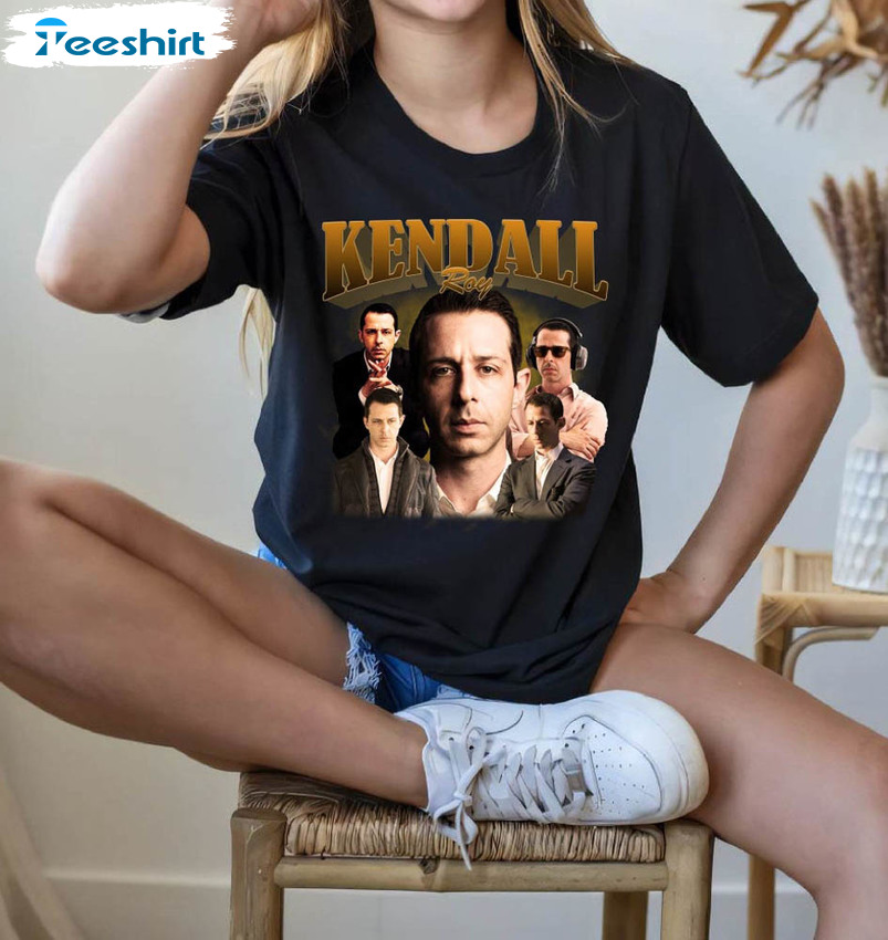 Retro Kendall Roy Shirt, Vintage Short Sleeve Crewneck For All People