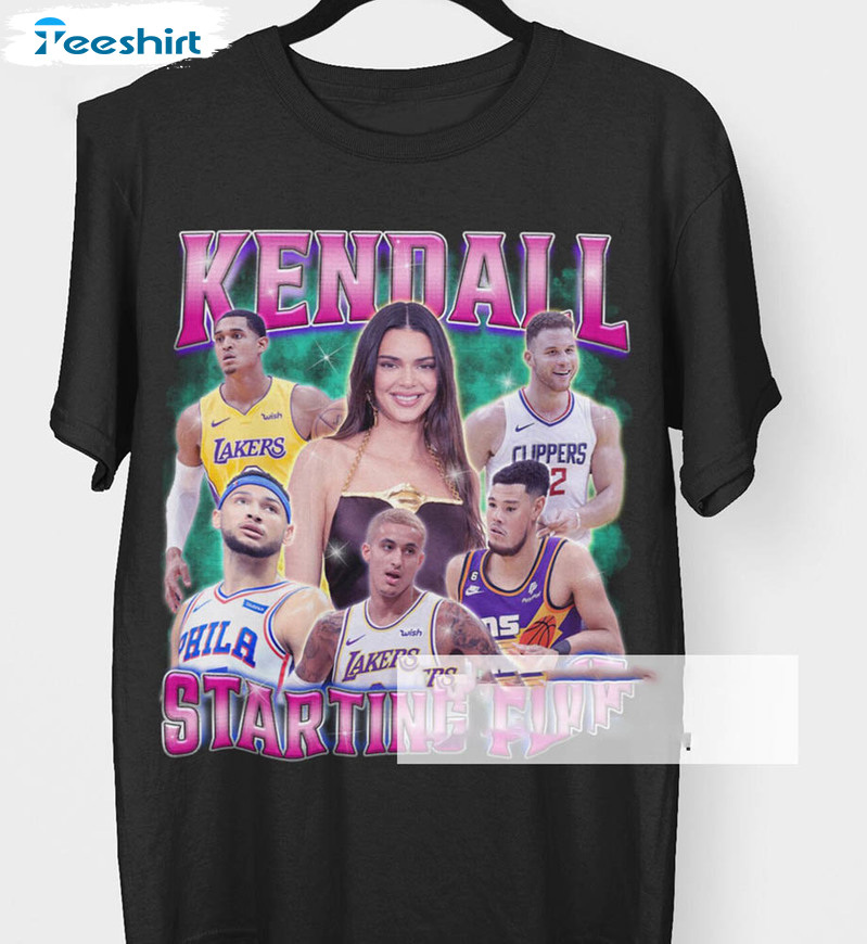 Kendall Starting Five Trendy Shirt, Limited Short Sleeve Sweater