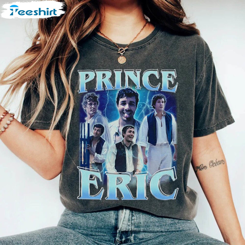 Prince Eric 90s Shirt, Actor Jonah Hauer King Unisex Hoodie Crewneck