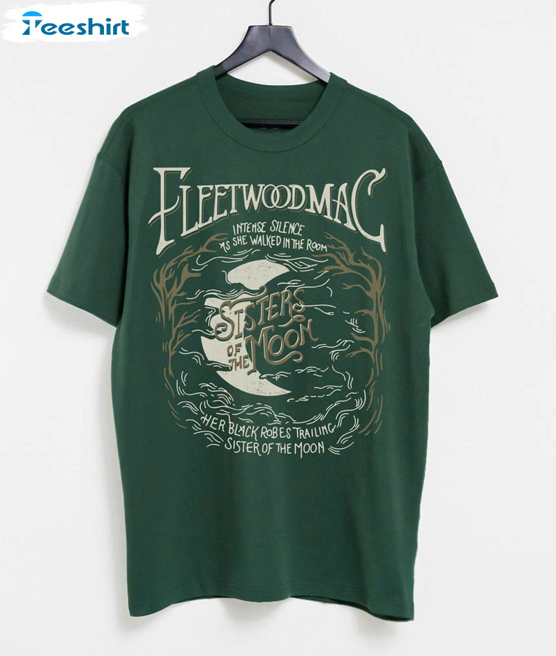 Vintage Fleetwood Mac Shirt, Sisters Of The Moon Short Sleeve Unisex T-shirt