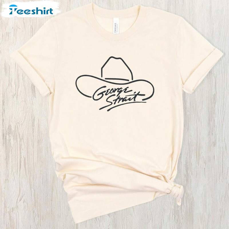 George Strait Concert Shirt, Limited Tee Tops Short Sleeve For Fan