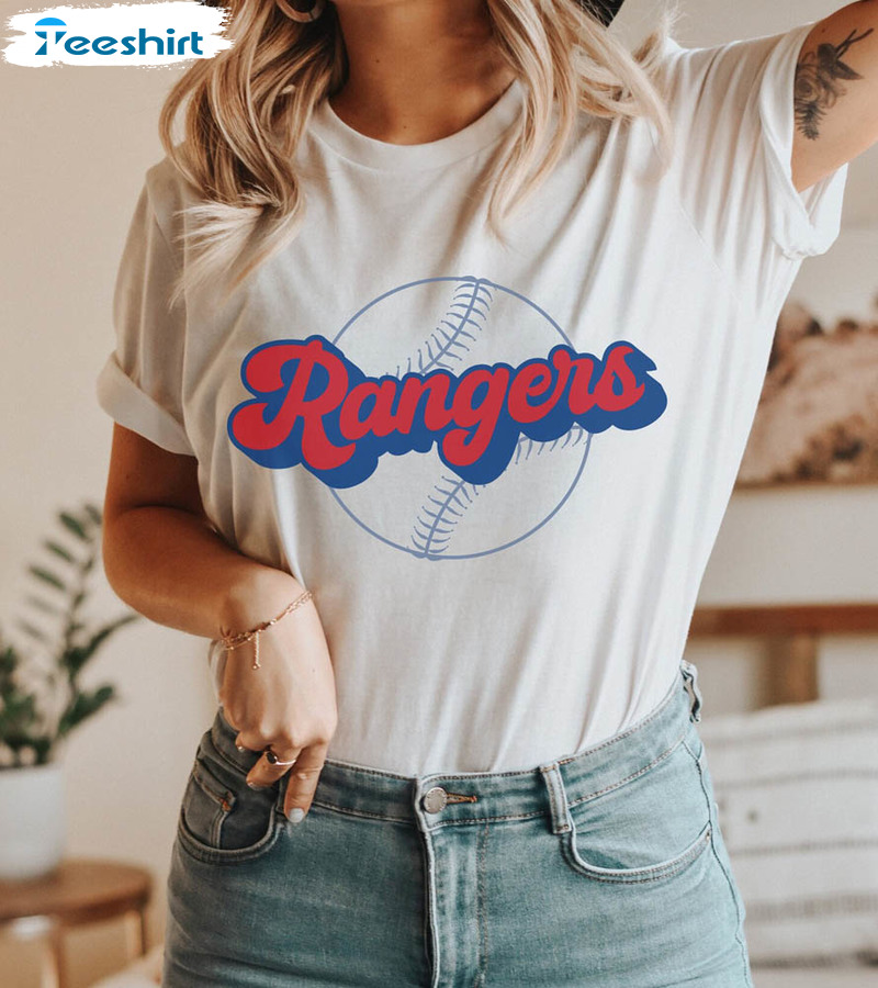 Vintage 90s MLB Texas Rangers Baseball Shirt - Teespix - Store Fashion LLC