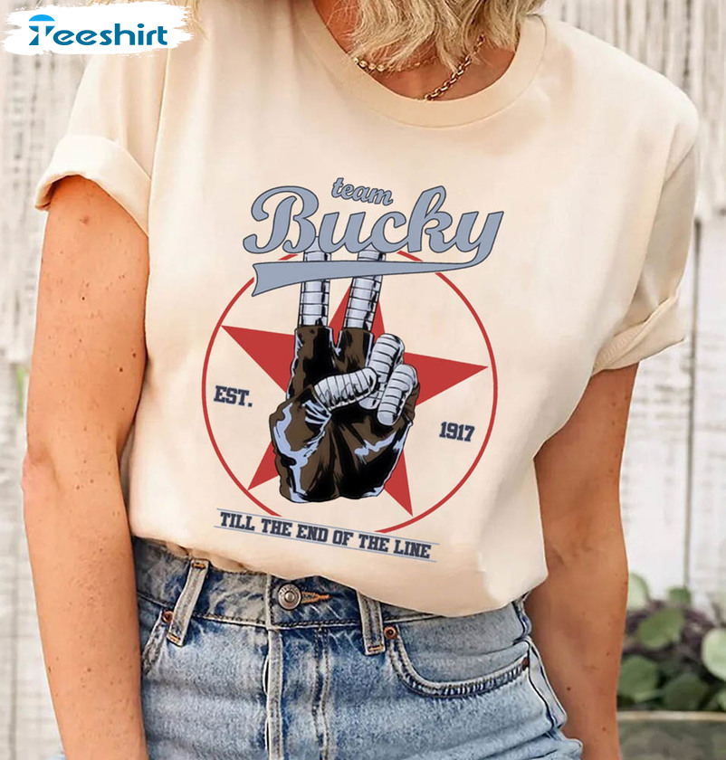 Bucky Barnes Winter Soldier Shirt, Till The End Of The Line Sweater Crewneck