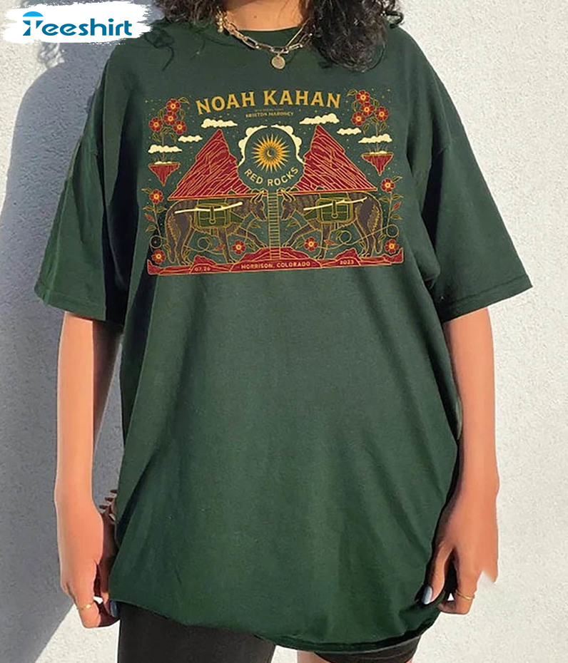 Noah Kahan Red Rocks 2023 Shirt, Stick Season Tour Sweater Short Sleeve