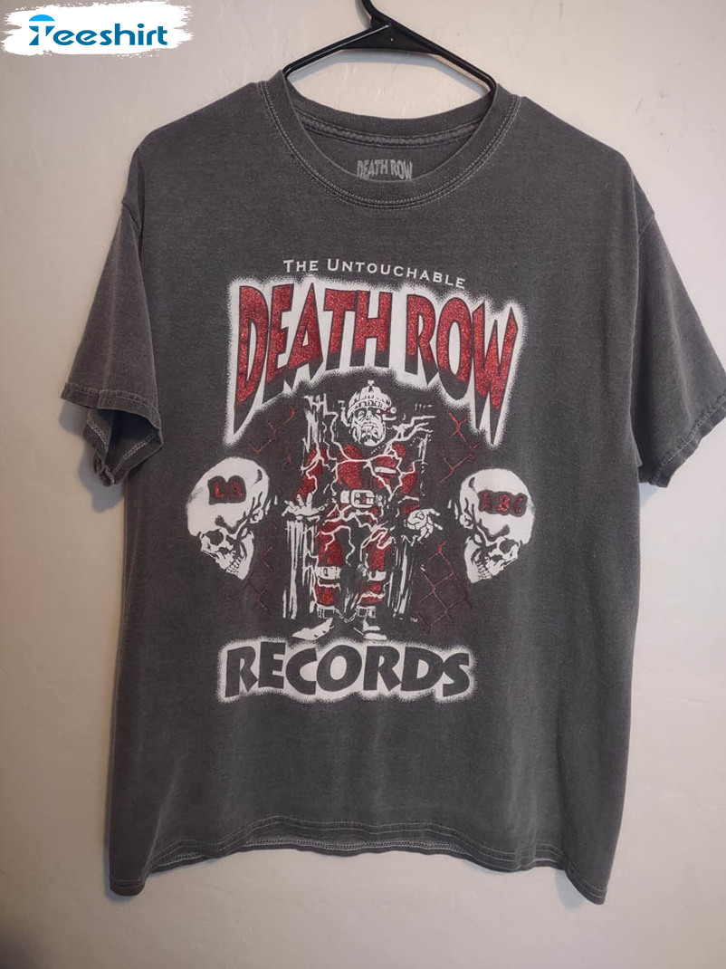 Death Row Records Shirt, Cool Skull Tee Tops Unisex Hoodie