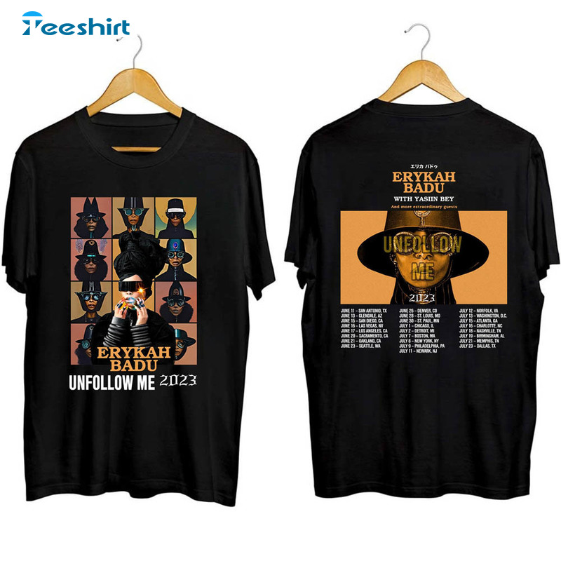 Quality Erykah Badu Tour 2023 With Yasiin Bey Unisex T-Shirt - Roostershirt