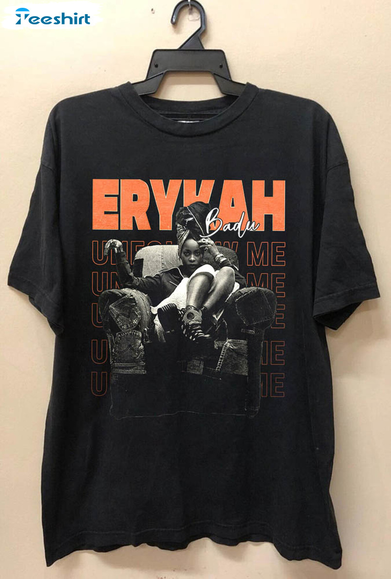 Erykah Badu Tour 2023 Shirt, Trendy Music Crewneck Short Sleeve