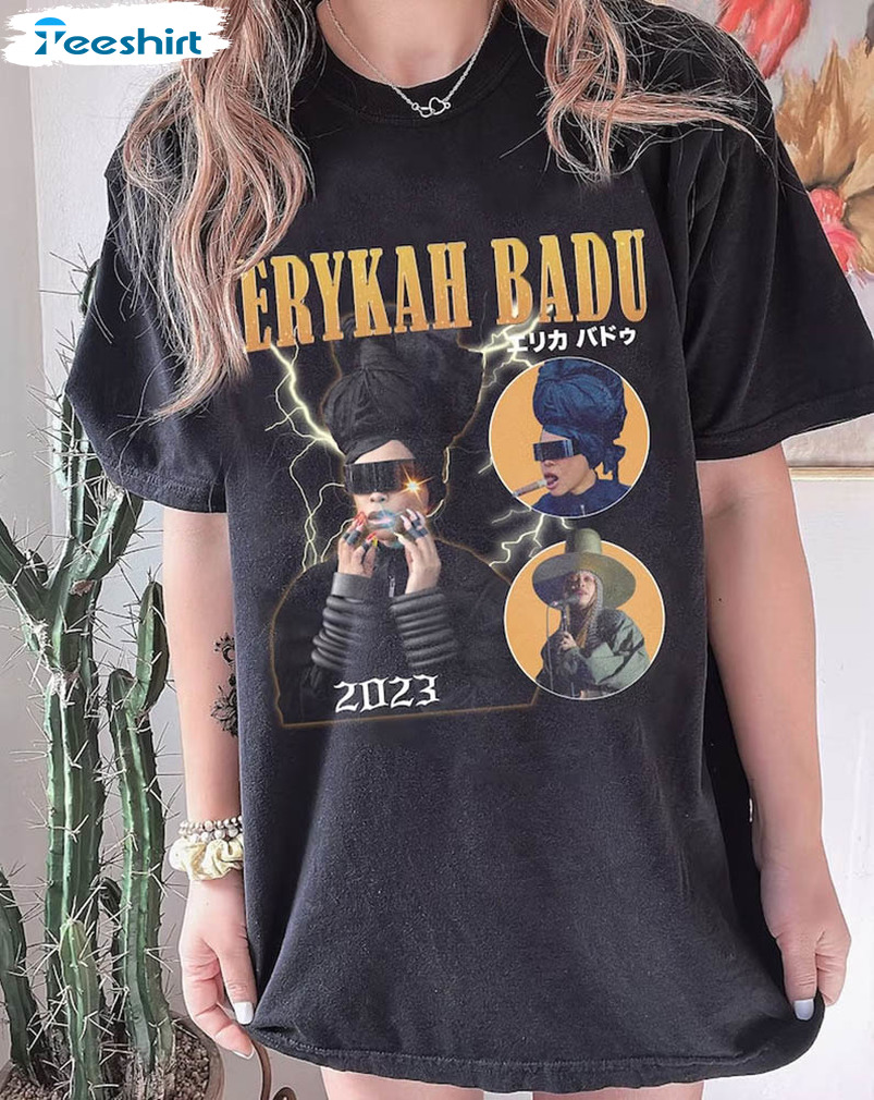 Erykah Badu Shirt, Erykah Badu Tour Japan Sweater Unisex Hoodie