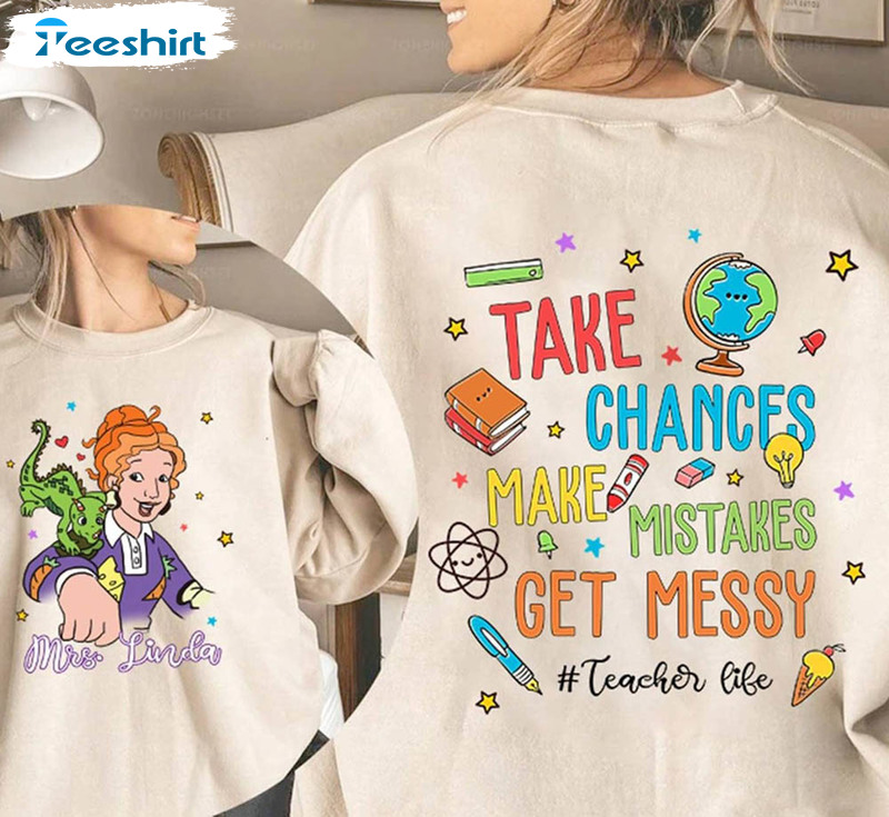 Miss Frizzle Shirt , Mr Belding Everyday Of Week Sweater Long Sleeve