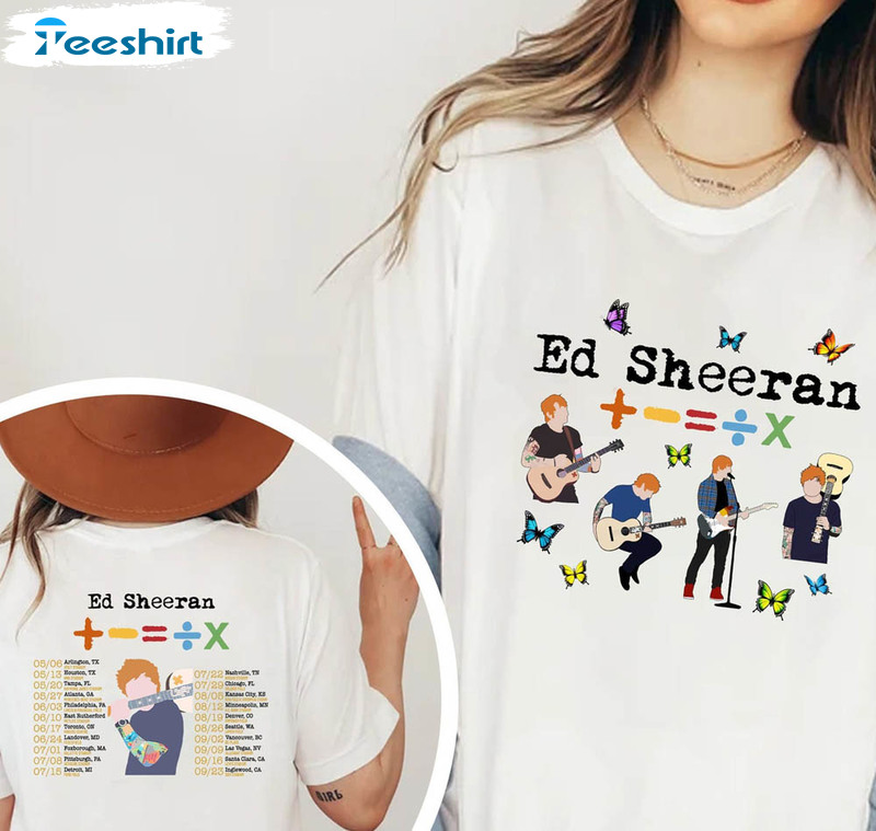 Ed Sheeran Mathematics Retro Shirt, Ed Sheeran Concert Long Sleeve Hoodie