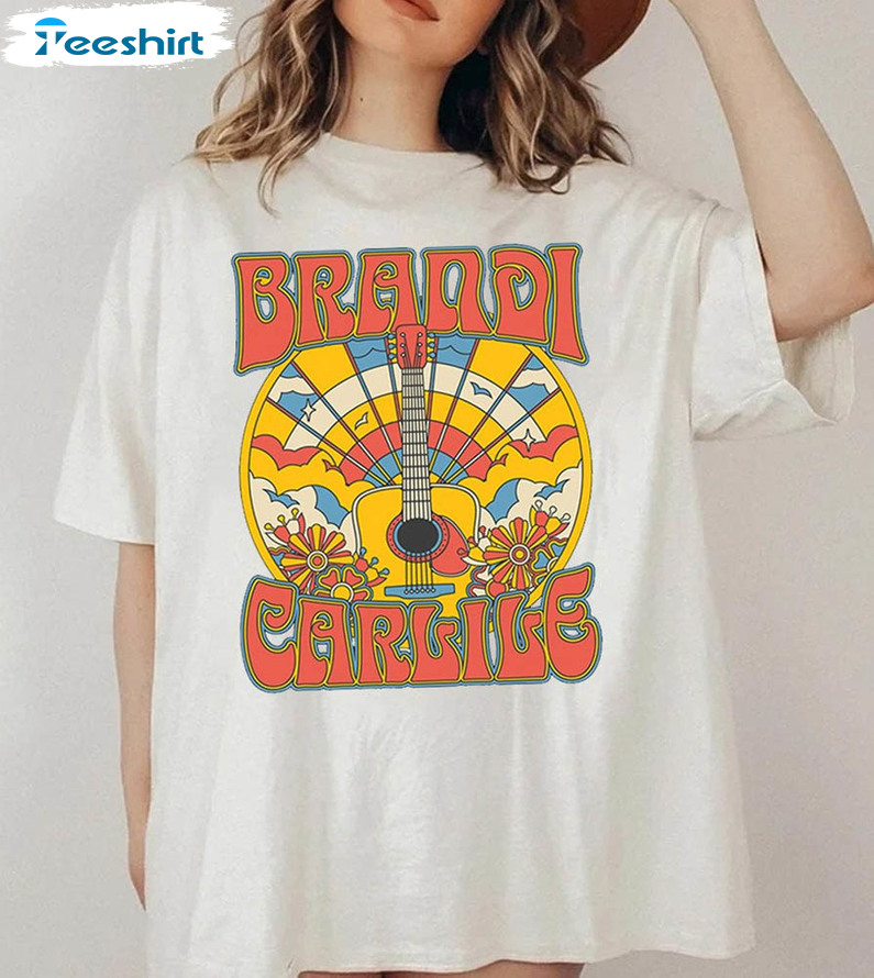 Brandi Carlile Guitarland Funny Shirt, Brandi Carlile Concert Crewneck Long Sleeve