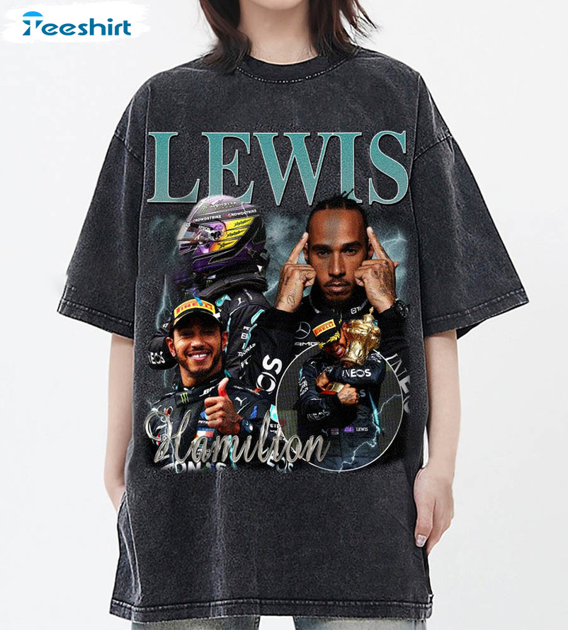 Lewis Hamilton Vintage Shirt, Formula Racing F1 Crewneck Unisex Hoodie