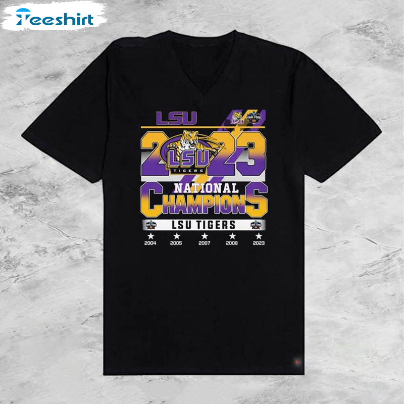 Lsu 2023 Basketball National Champions Shirt, Lsu Tigers Baseball Team Short Sleeve Tee Tops