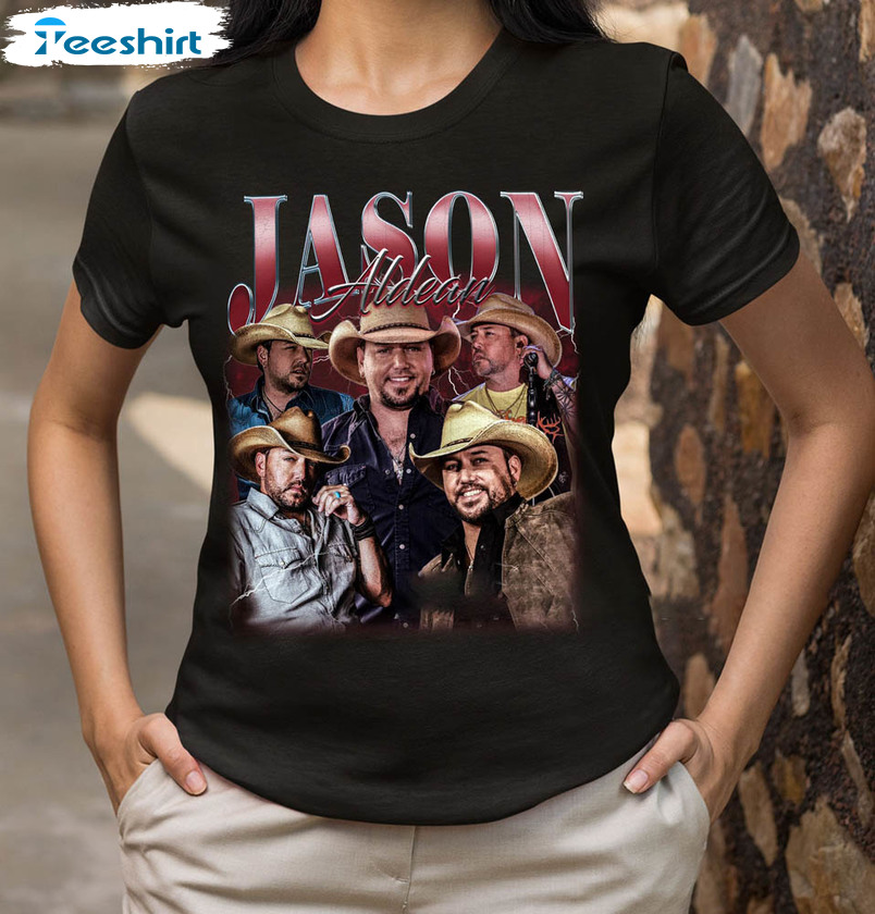 Jason Aldean Vintage Shirt, Trendy Music Tour Unisex Hoodie Long Sleeve