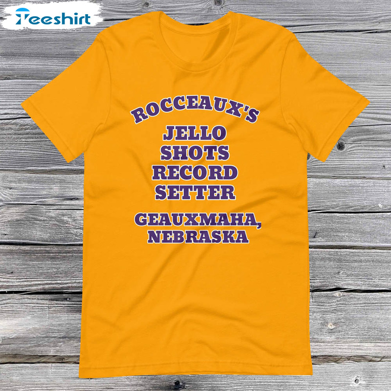 Geauxmaha Omaha Nebraska Shirt, Jello Shot Champion Crewneck Unisex Hoodie