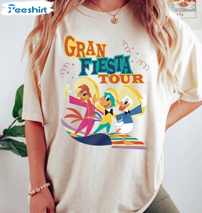 Comfort Three Caballeros Shirt, Gran Fiesta Tour Unisex T-shirt Long Sleeve