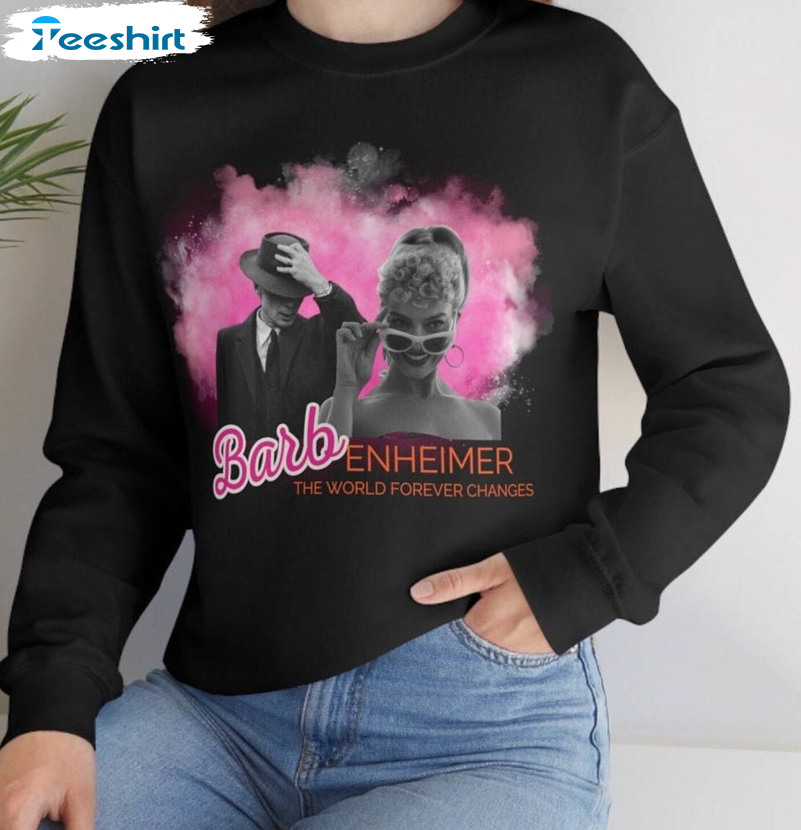 Barbie Oppenheimer Movie Trendy Crewneck Unisex Hoodie