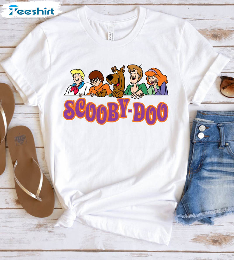 Scooby Doo Funny Shirt, Cartoon Movie Unisex Hoodie Crewneck