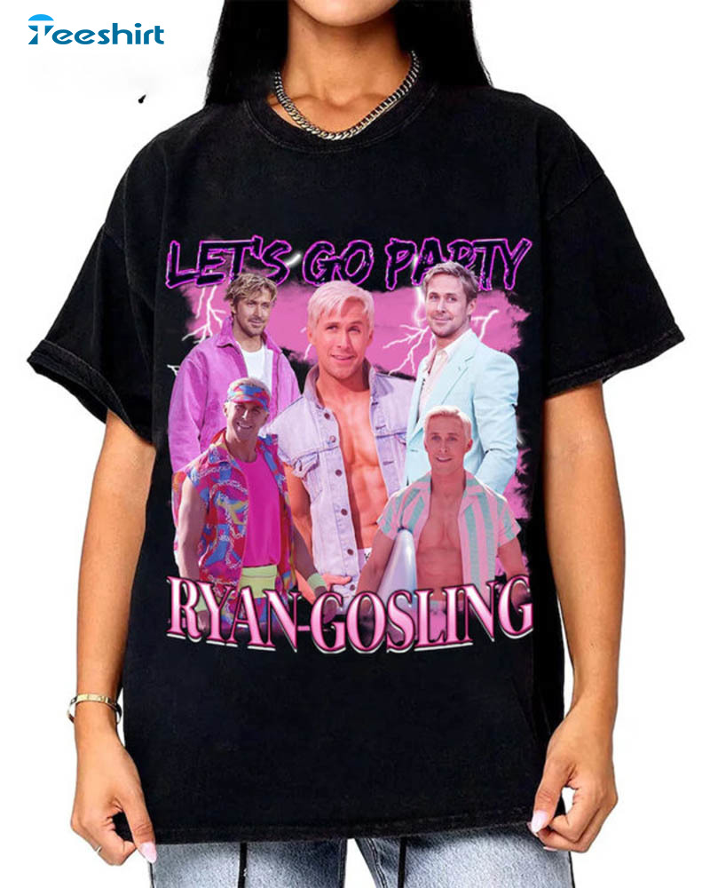 Literally Me Ryan Gosling Vintage Shirt, Retro Ryan Gosling Barbie Crewneck Unisex T-shirt