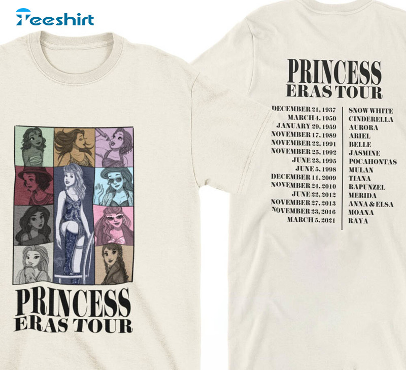 Princess Eras Tour Retro Shirt, Speak Now Short Sleeve Tee Tops