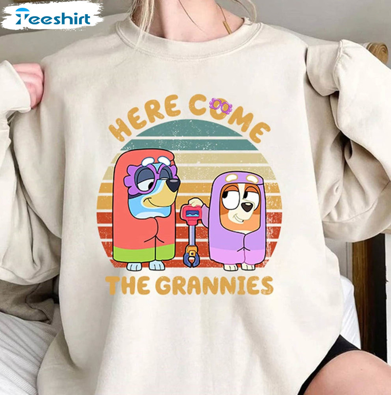 Here Come The Grannies Shirt, Jane And Rita Cute Short Sleeve Long Sleeve