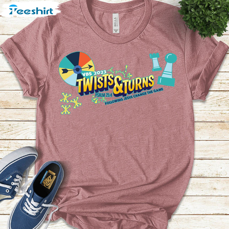 Twists And Turns Vbs 2023 Shirt, Vacation Bible School Hoodie Crewneck