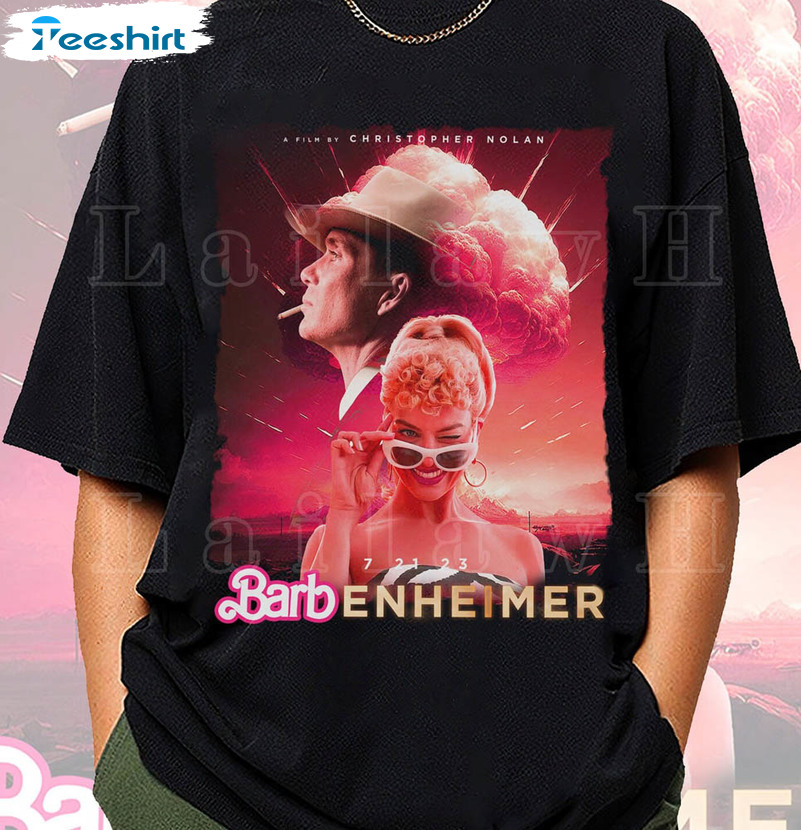 Barbie Oppenheimer Shirt, Barbenheimer 72123 Short Sleeve Long Sleeve