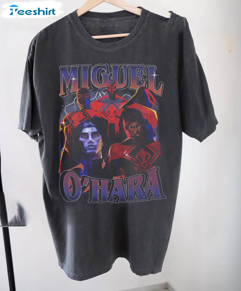 Limited Miguel O Hara Shirt, The Spider Verse Unisex Hoodie Crewneck