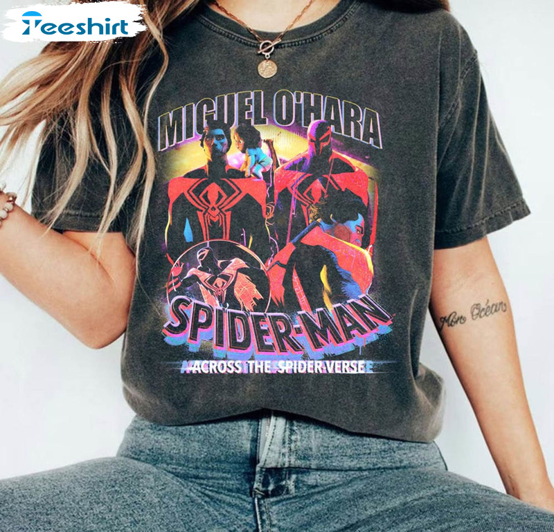 Miguel Ohara Comfort Shirt, Spiderman 2099 Unisex Hoodie Crewneck