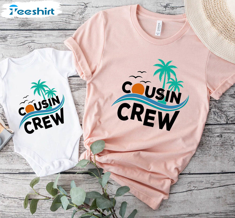 Beach Cousin Vacation Shirt, Cousin Crew Unisex T-shirt Unisex Hoodie