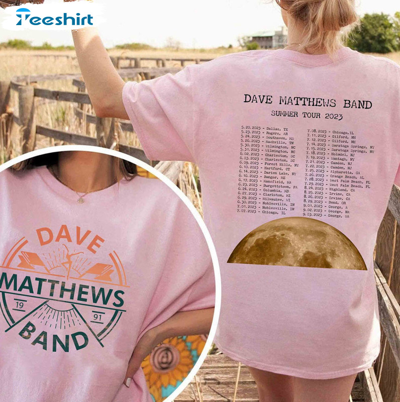 Dave Matthews Band Retro Shirt, Matthews Tour 2023 Rock Band Unisex T-shirt Tee Tops