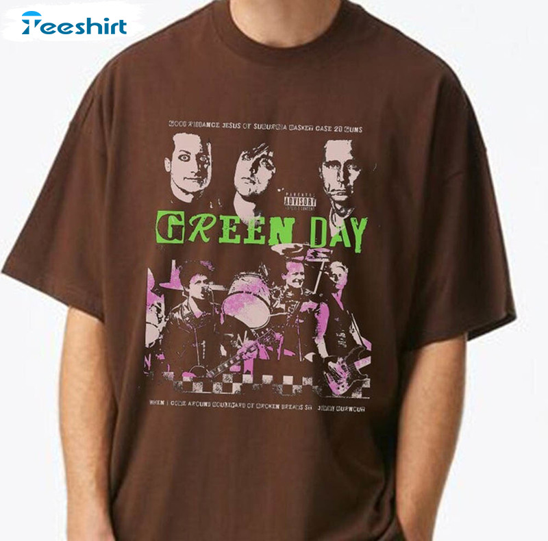Green Day Vintage Shirt, Green Day Dookie Unisex Hoodie Long Sleeve