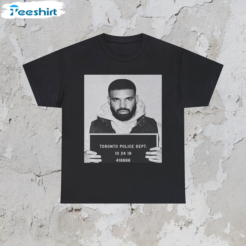 Drake Mugshot Shirt, Hip Hop Music Crewneck Unisex Hoodie