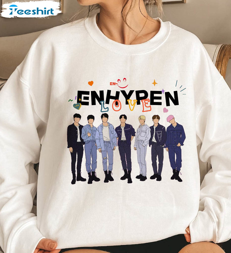 Dark Blood Enhypen Shirt , Enhypen World Tour 2023 Crewneck Sweater - The  Clothes You'll Ever Need