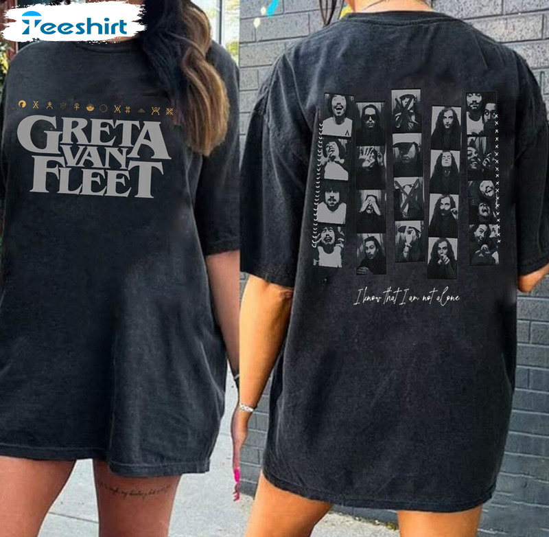 Greta Van Fleet World Tour Shirt, Greta New Album Long Sleeve Unisex T-shirt