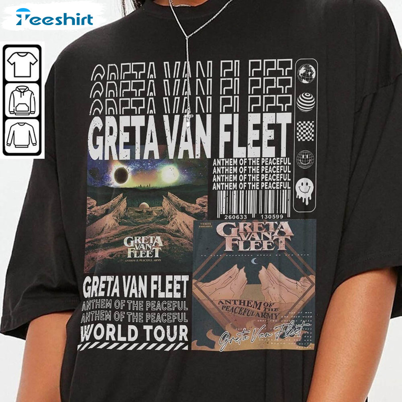 Vintage Greta Van Fleet Shirt, Starcatcher World Tour 2023 Crewneck Unisex Hoodie