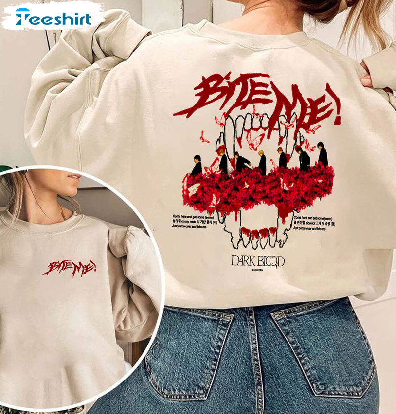 Dark Blood Enhypen Shirt , Enhypen World Tour 2023 Crewneck Sweater - The  Clothes You'll Ever Need