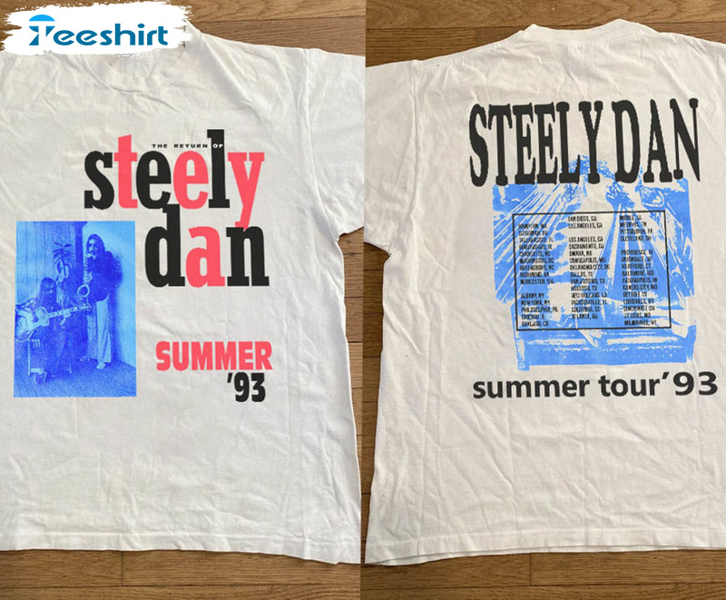 The Returned Of 1993 Shirt, Steely Dan Summer Tour Tee Tops Unisex Hoodie