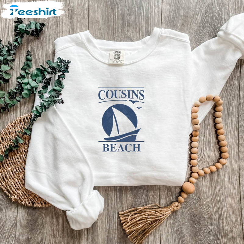 Cousins Beach Shirt, Trendy Summer Short Sleeve Unisex T-shirt