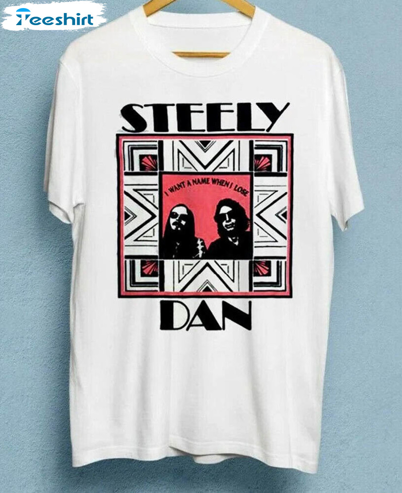 Steely Dan Beacon I Want A Name Shirt, Steely Dan Tour 93 Short Sleeve Tee Tops