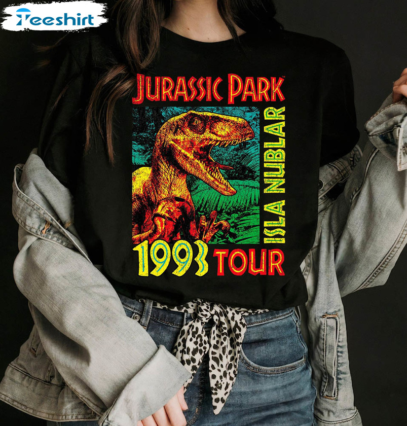 Jurassic Park Isla Nublar 1993 Shirt, Jurassic Park Logo Sweater Unisex Hoodie