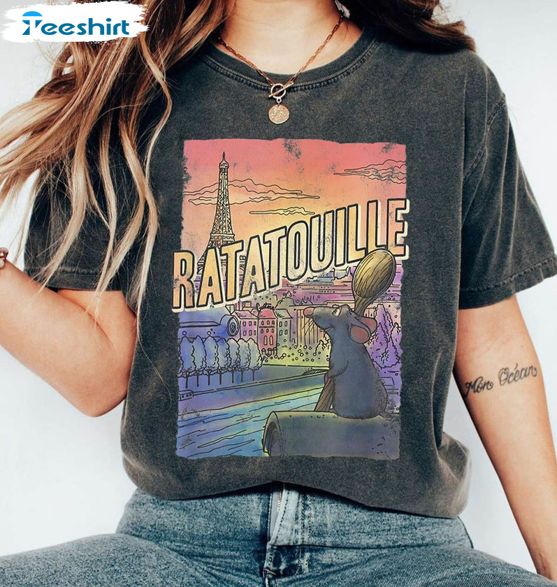 Hef Mouse Ratatouille Remy Paris Dream Shirt, Pixar Ratatouille Crewneck Unisex Hoodie