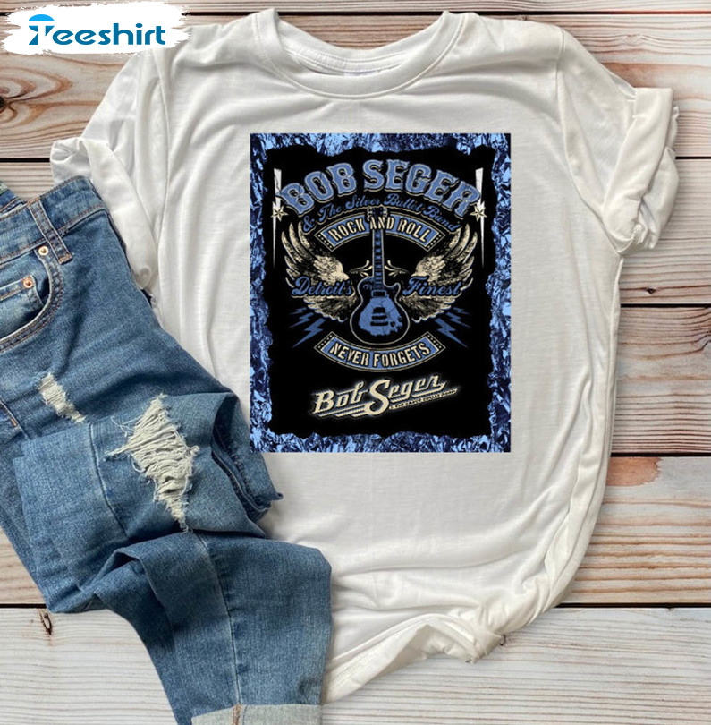 Vintage Bob Seger And The Silver Bullet Band Shirt, The Legend Rock And Roll Unisex T-shirt Tee Tops