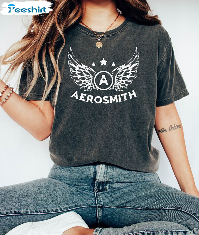 Vintage Retro Band Aerosmith Shirt , Rock And Roll Aerosmith Dream On Band Unisex Hoodie Short Sleeve