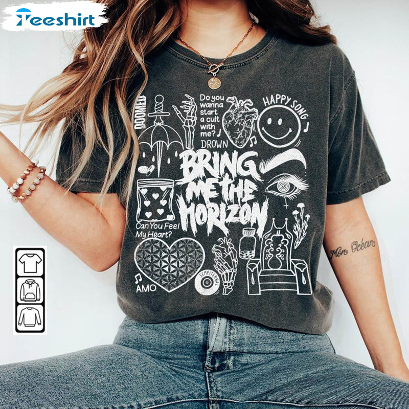 Bring Me The Horizon Album Lyric Shirt, Vintage Crewneck Unisex T-shirt