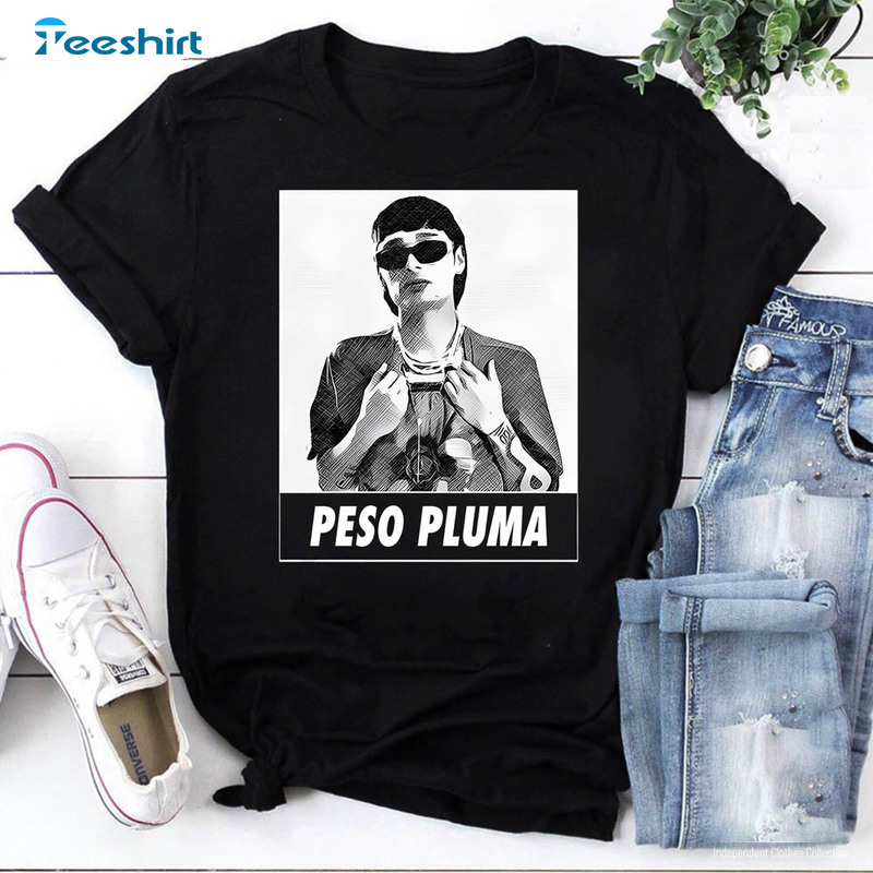 Peso Pluma Rosa Pastel Shirt, Vintage Peso Pluma Tour Unisex T-shirt Long Sleeve