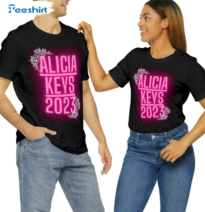 Alicia Keys 2023 Concert Shirt, Trending Tee Tops Unisex Hoodie