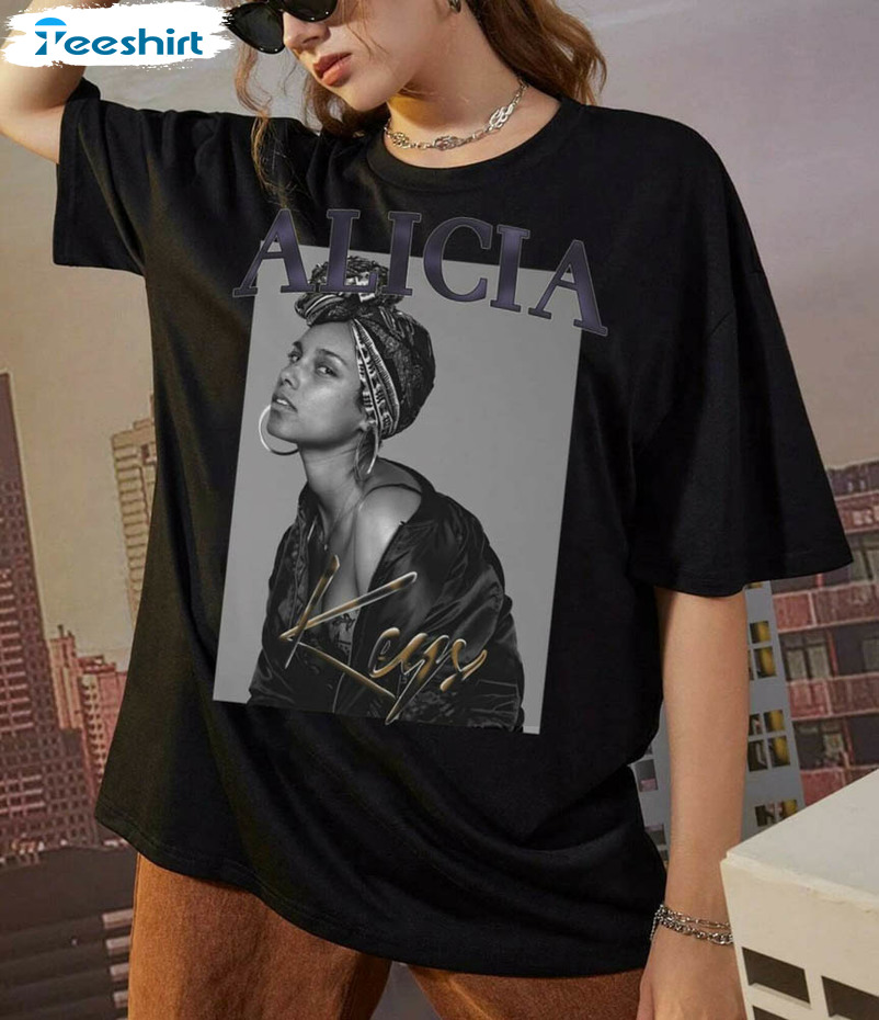 Alicia Keys Cool Design Shirt, Aliciakeys World Tour 2023 Sweater Unisex Hoodie