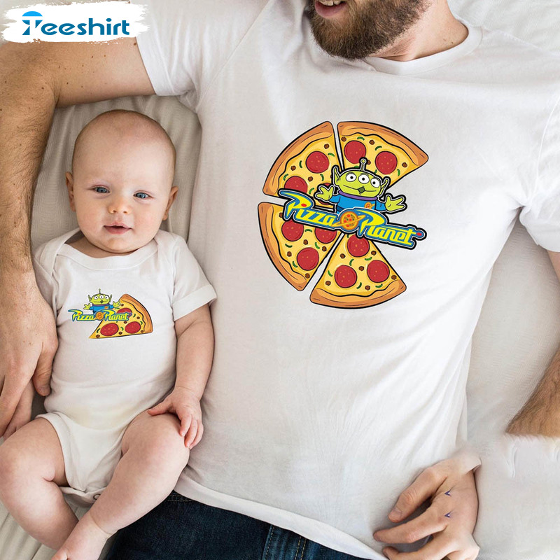 Pizza Planet Funny Shirt, Disneyland Vacation Sweater Crewneck